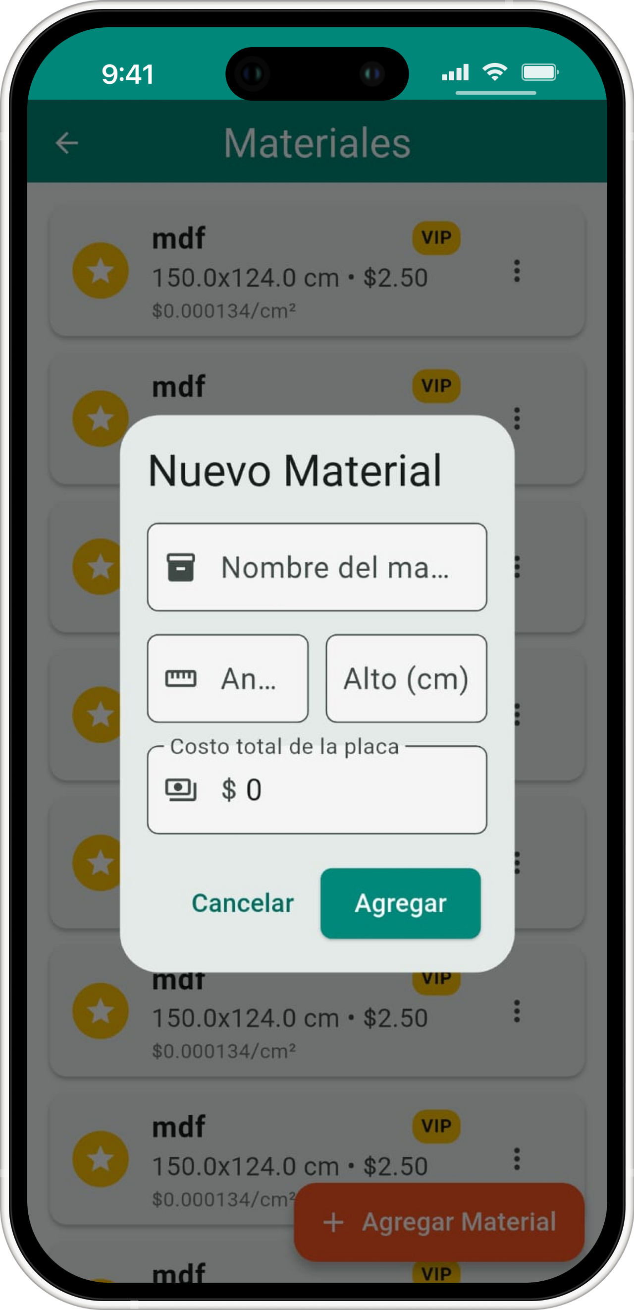 Gestión de materiales
